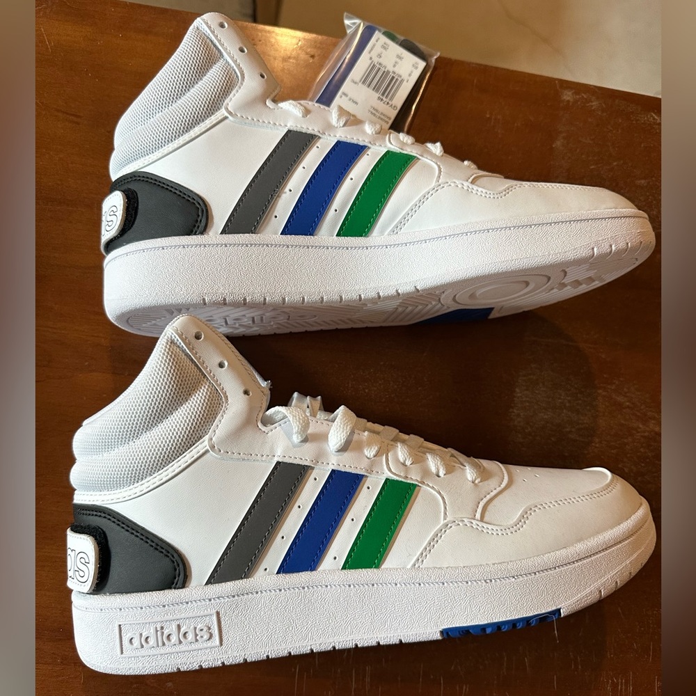 NWT Adidas Hoops 3.0 Mid Classic World Friendship Day Shoes
